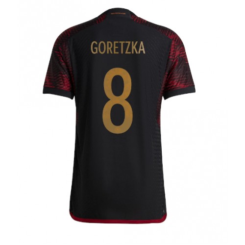 Maillot de foot Allemagne Leon Goretzka #8 Extérieur Monde 2022 Manches Courte